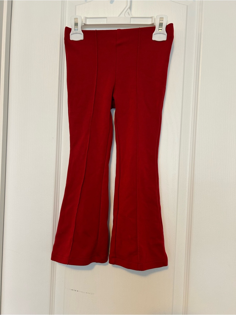 H&M Girls Red Flare Pants